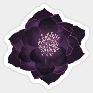 black dahlia Sticker